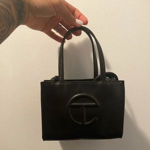 Small Mini Black Telfar Bag